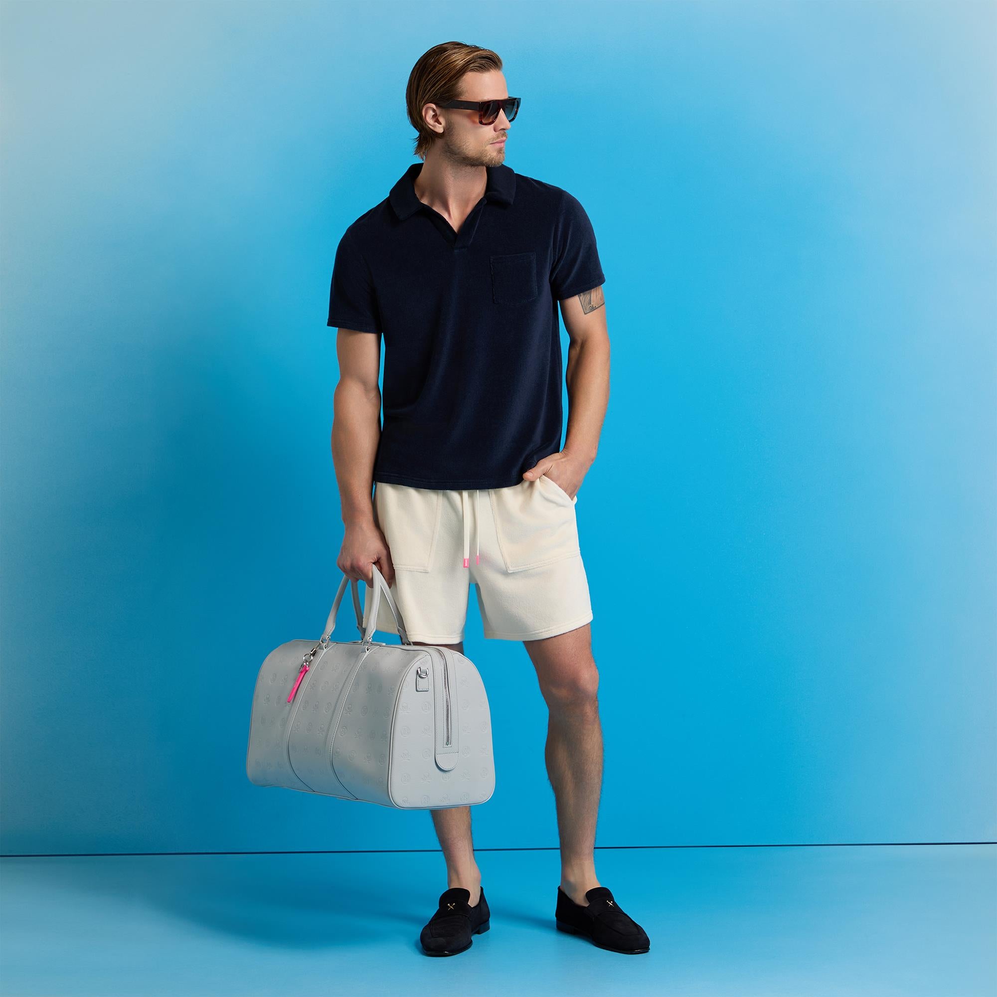 G/FORE Limited Edition French Terry Mens Polo Twilight